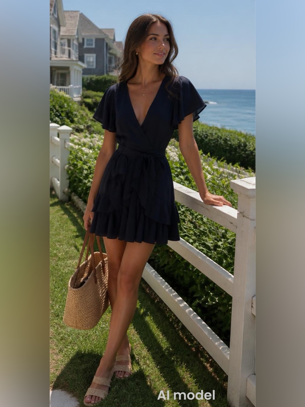 Lulu's Navy Blue‎ Dress